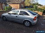 2000 VAUXHALL ASTRA 1199 SILVER 3 DR for Sale